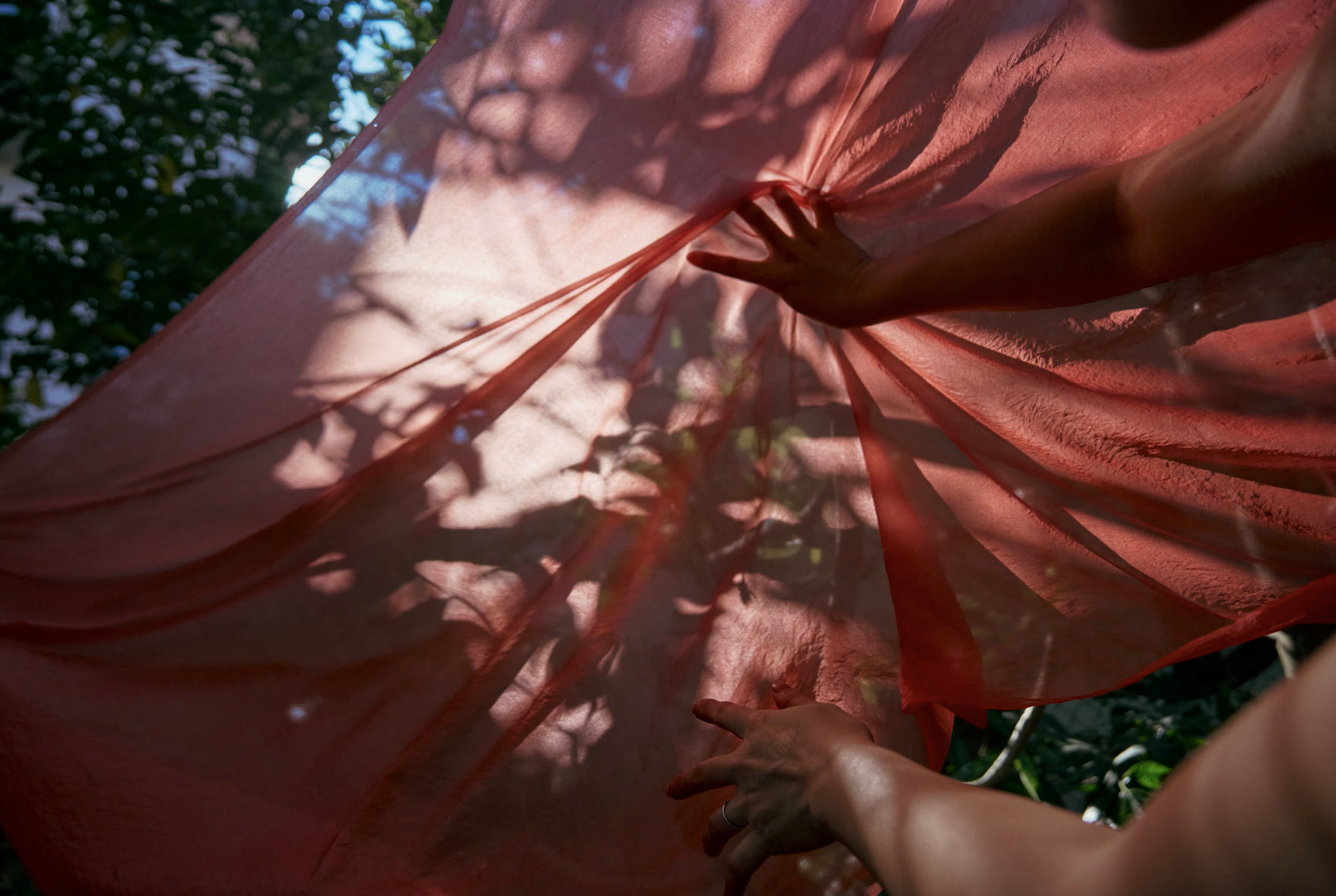Artist working in residence at Kyara